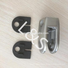 304 stainless steel glass clips to glass clamp, glass holder for railing / hose clamps